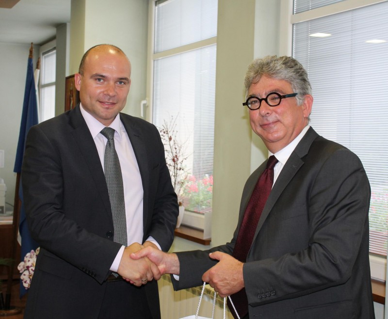 Снимка за Посланикът на Кралство Белгия с първо посещение...