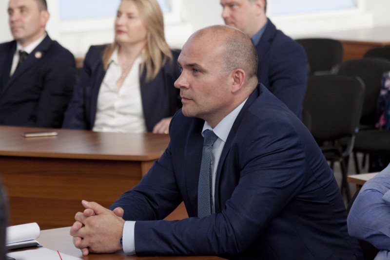 Снимка за Инж. Климент Кунев след среща за водата в Габро...