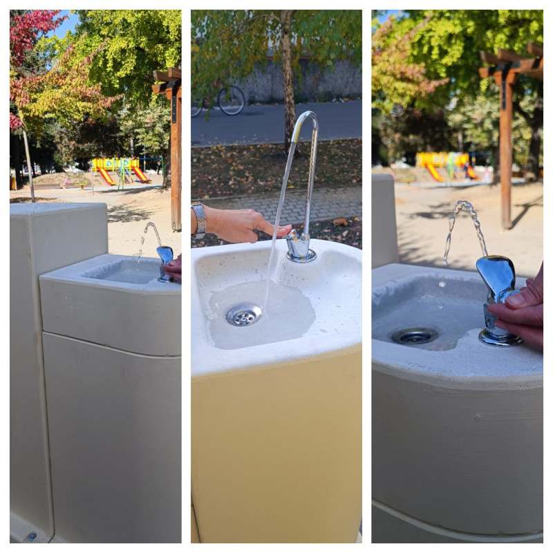 Снимка за Паркът на колелото се сдоби с чешма