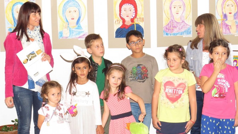Снимка за Деца нарисуваха духовната покровителка на Габрово 
