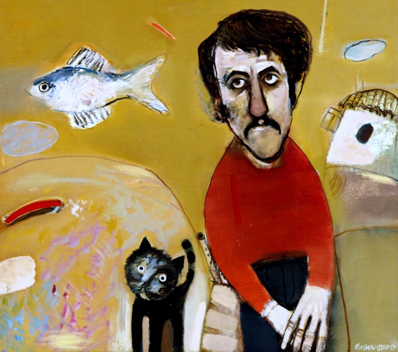 Снимка за Изложба "Портрети, автопортрети и шаржове" от к...