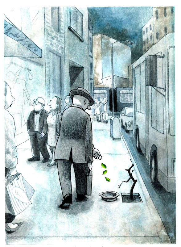 Снимка за В Дома на хумора показват карикатури от световн...