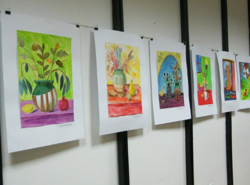 Снимка за Изложба с рисунки на ученици от СУ "Райчо Карол...