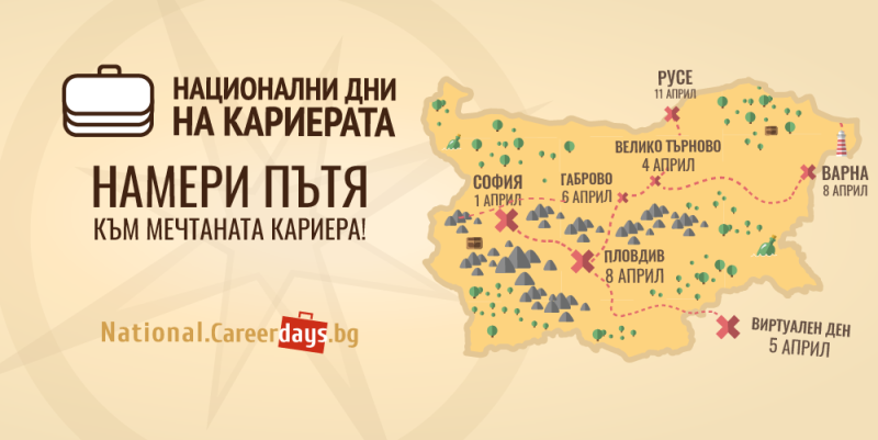 Снимка за „Дни на кариерата“ на 6 април в ТУ – Габрово