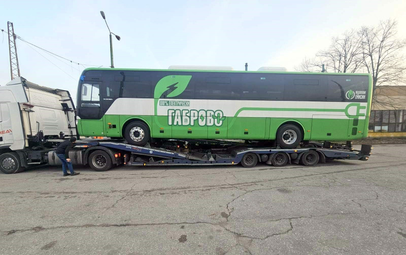 Снимка за Габрово се сдоби с още два 12-метрови електробуса