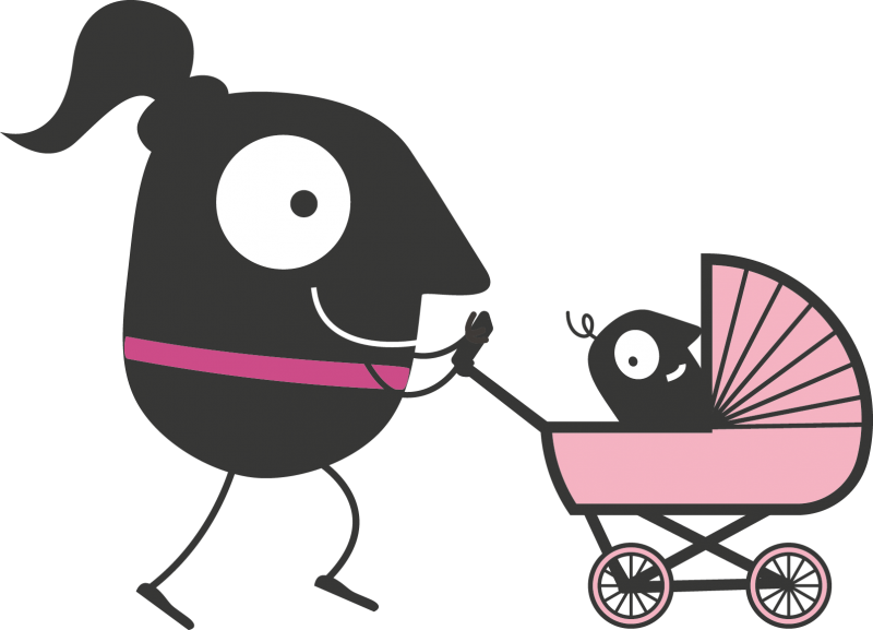 Снимка за Майки с колички се състезават в градинката с ме...