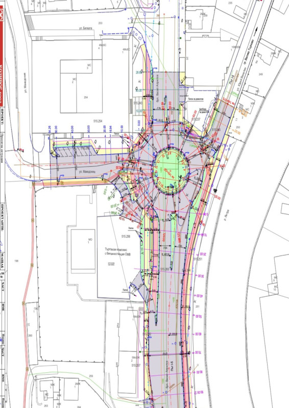 Снимка за Изграждането на кръговото кръстовище при бул. „...
