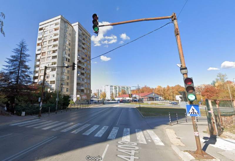 Снимка за Пешеходната светофарна уредба на бул. Могильов ...