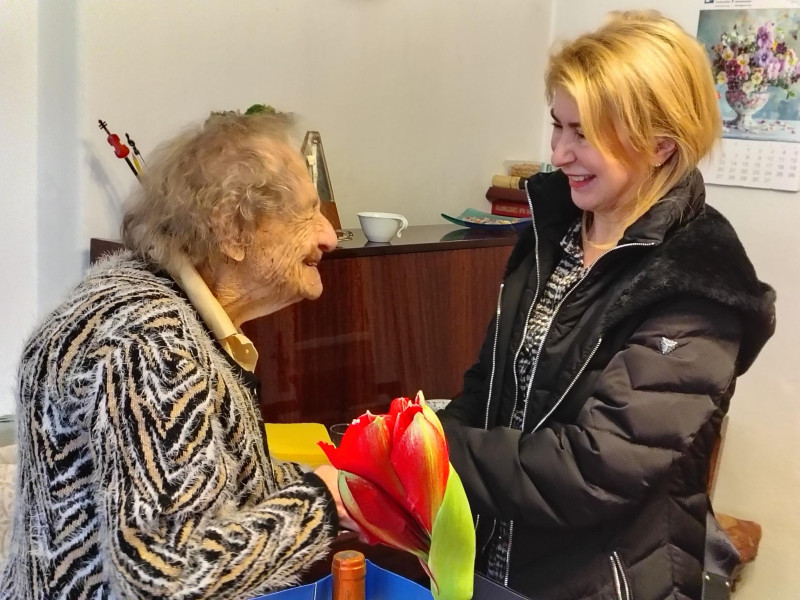 Снимка за 104-годишната Цака Мамулева от Габрово: Доброто...
