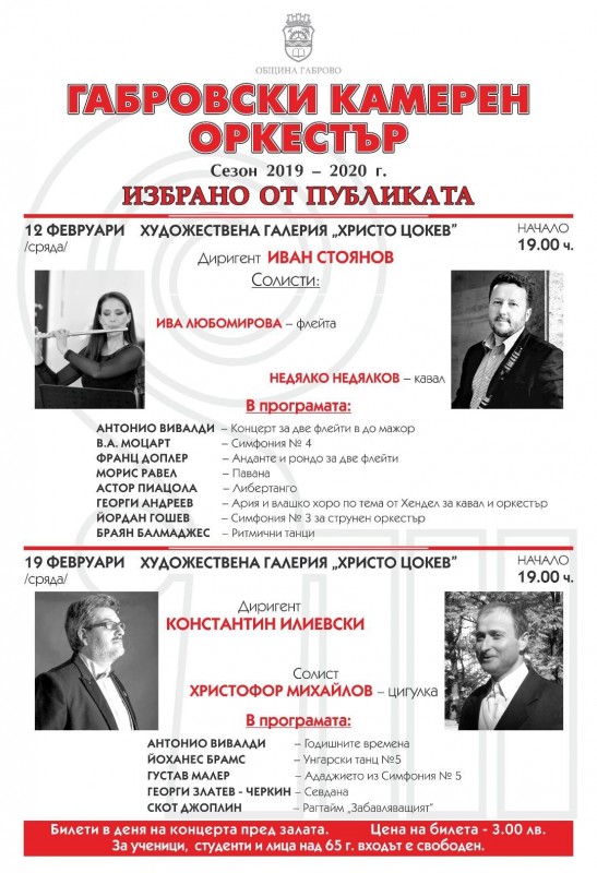 Снимка за Концерт на Габровски камерен оркестър