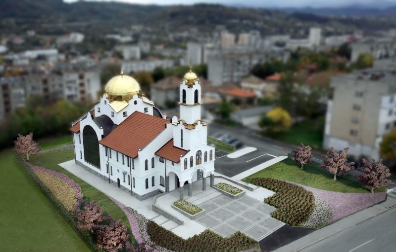 Снимка за „Цветен рай около храма“ в Габрово