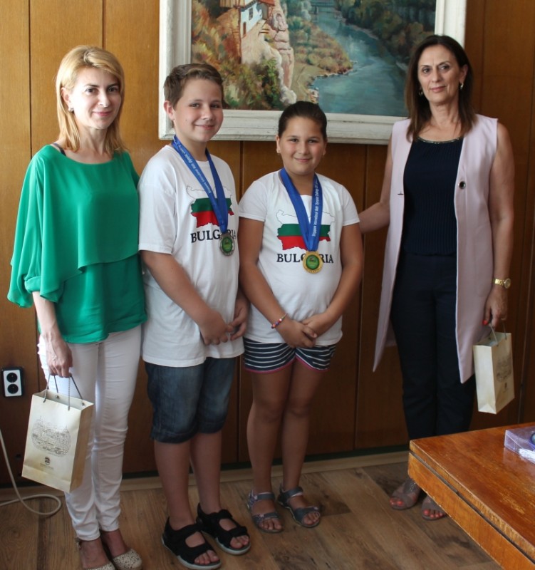 Снимка за Победителите от математическото състезание  в С...