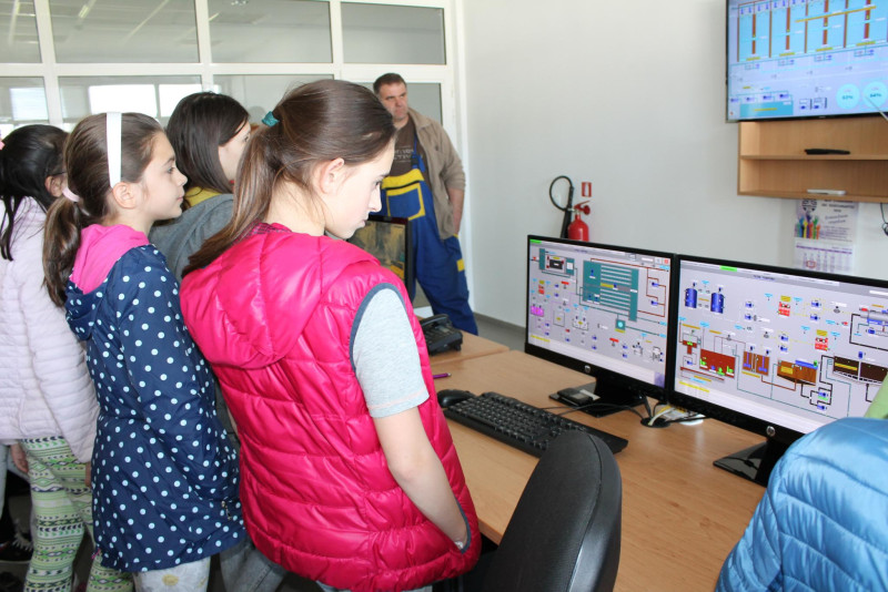 Снимка за Ден на водата в Пречиствателната станция за пит...