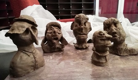 Снимка за Глинени глави - образователно ателие за възрастни