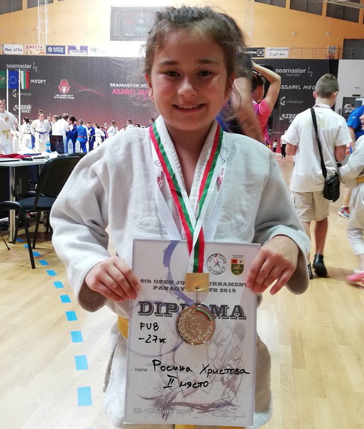 Снимка за Росина Христова спечели сребро от турнир по джу...